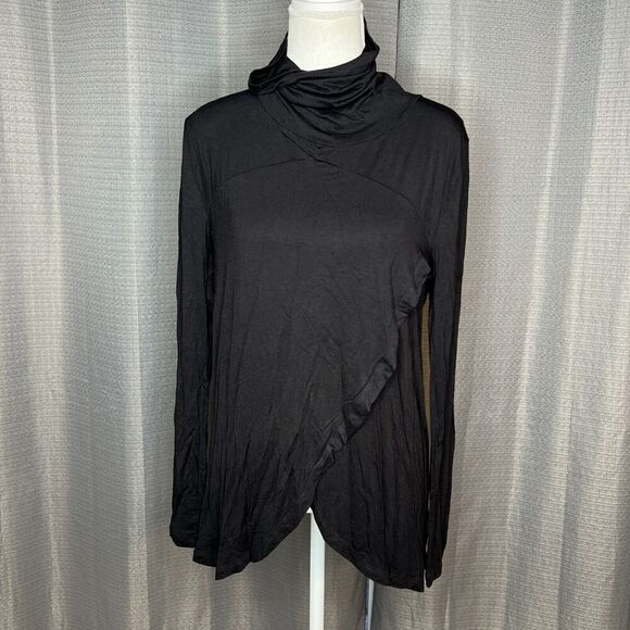 Womens Turtle Neck Long Sleeve SMALL Shirt Comfy Soft Top Warm Mock Casual Tunic - Picture 8 of 10